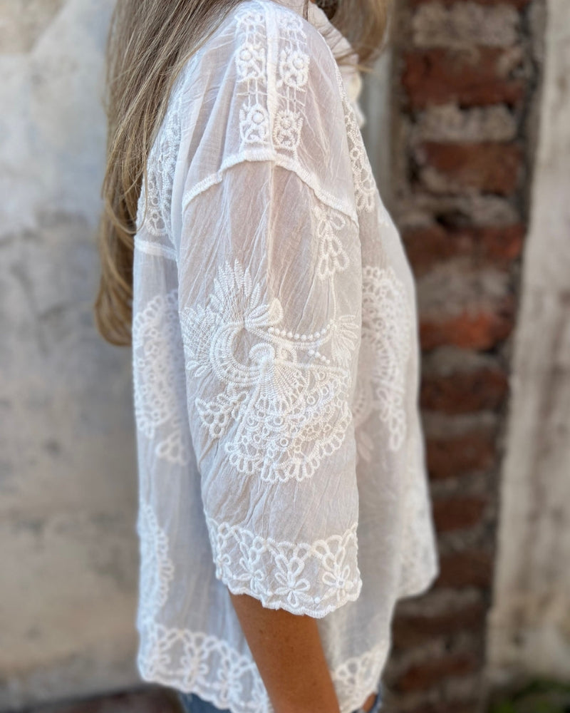 IAREL - BLUSA BORDADA CON ENCANTO