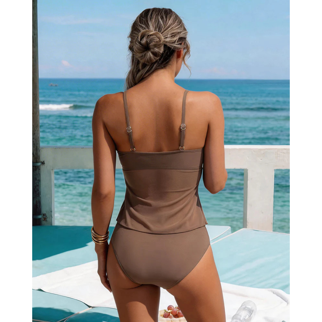 Roos | Tankini de malla fluida