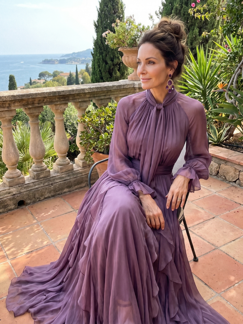 Demetria | Jurka Maxi con Volantes Tiedek