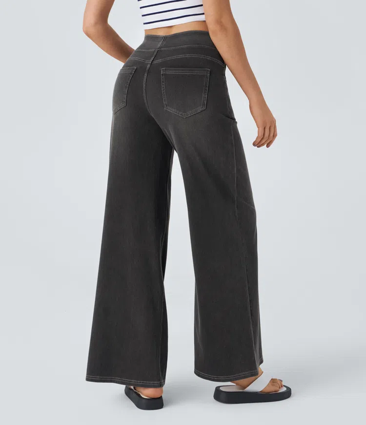 Solène - Jeans de Pierna Ancha Fit Relajado