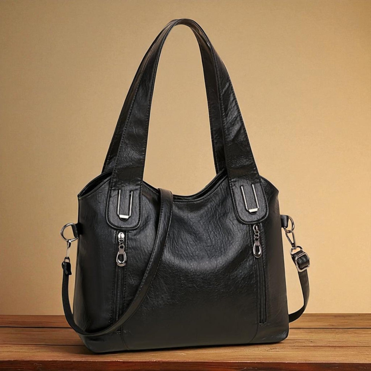 Bolso de mano retro para documentos
