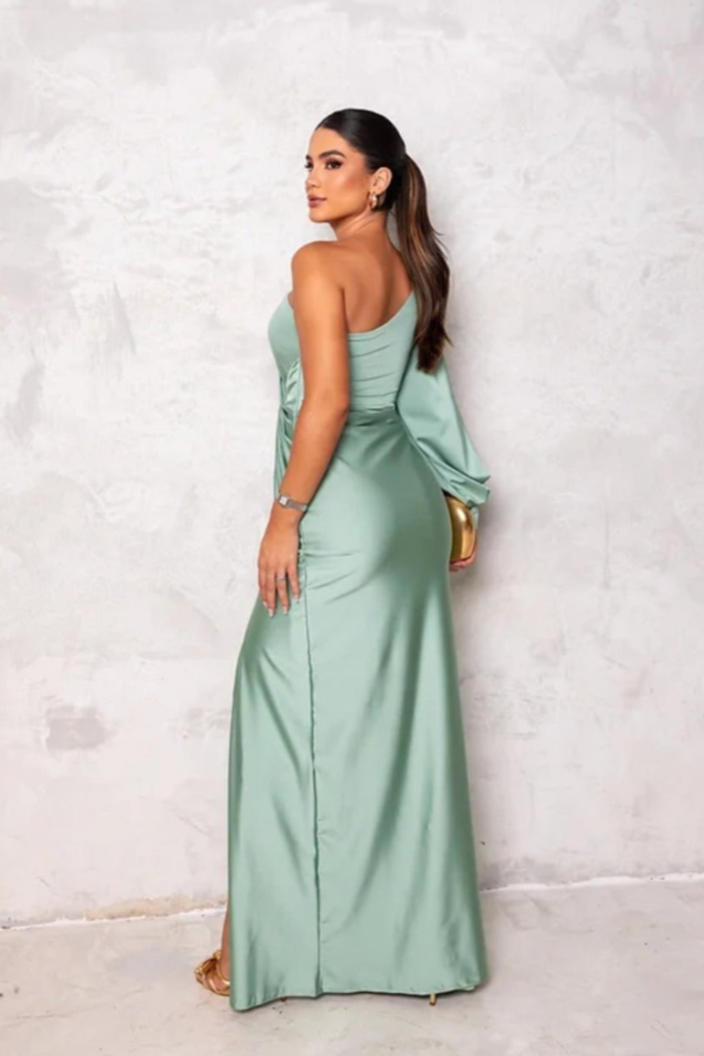 Estella™ - Vestido de Noche de Una Manga