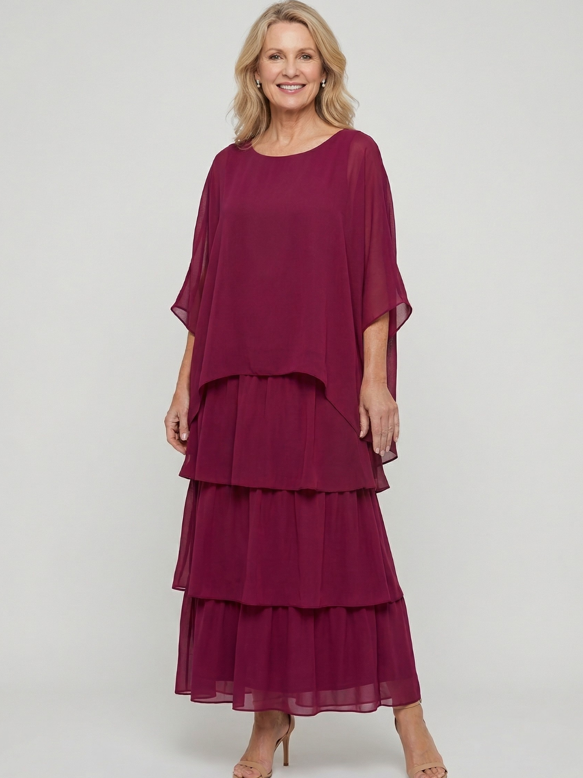 Vestido Maxi Fluido Elegante Luna