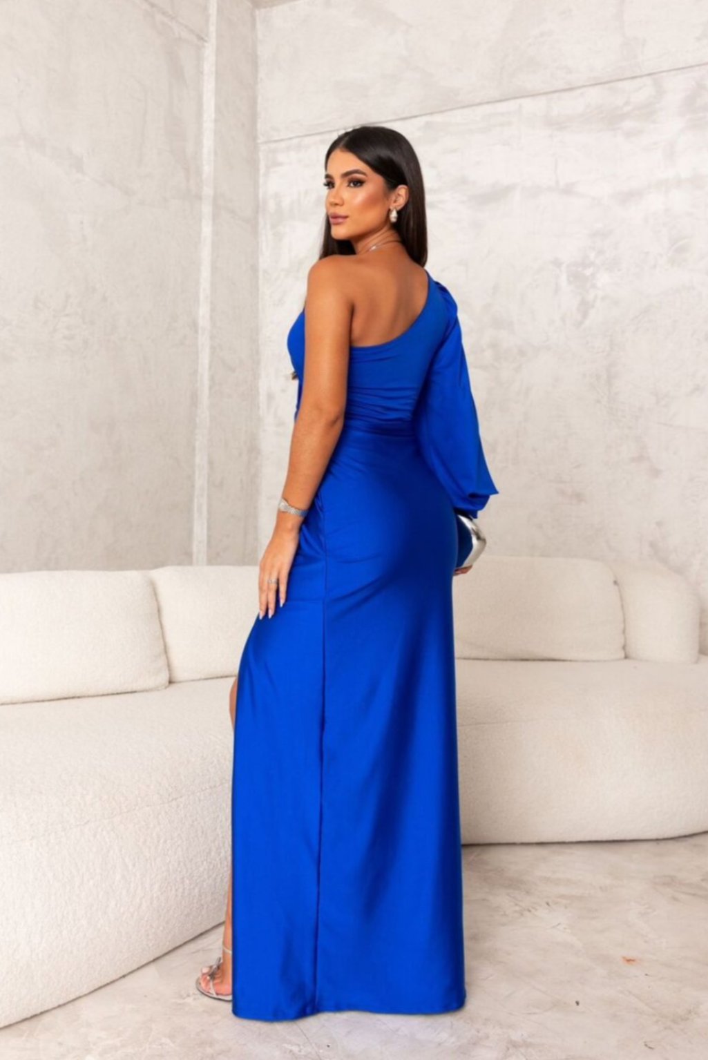 Estella™ - Vestido de Noche de Una Manga