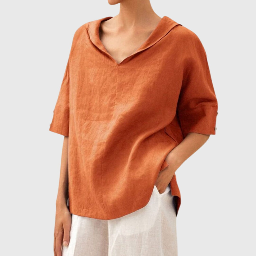 Joanna™ | Blusa Casual de Corte Suelto