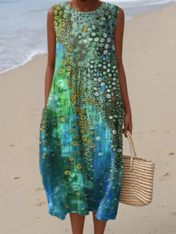Zara™ Reef Midi Vestido