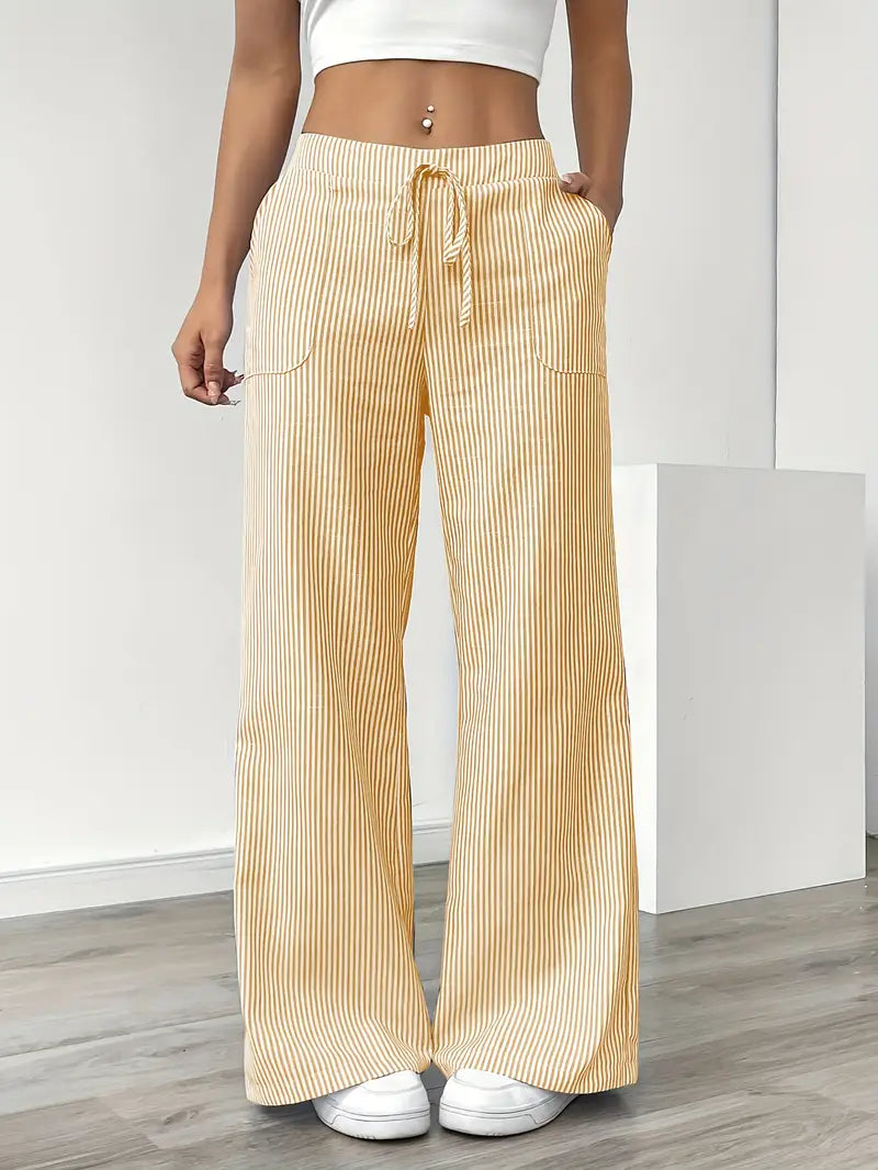 Pantalones Casual Rayados Elise™