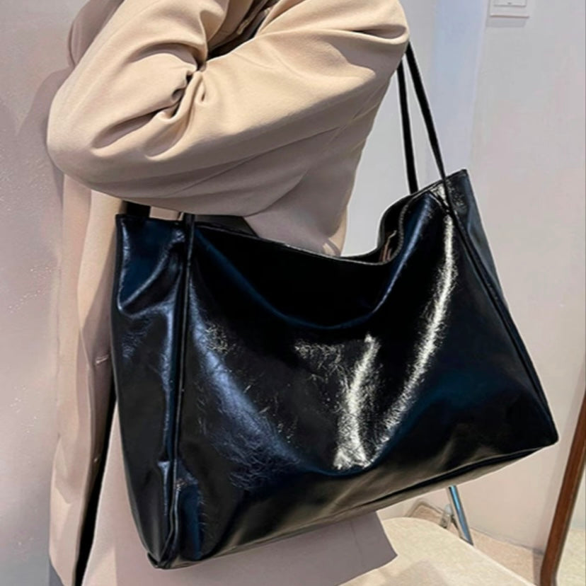 Patricia™ | Bolso de Cuero Brillante