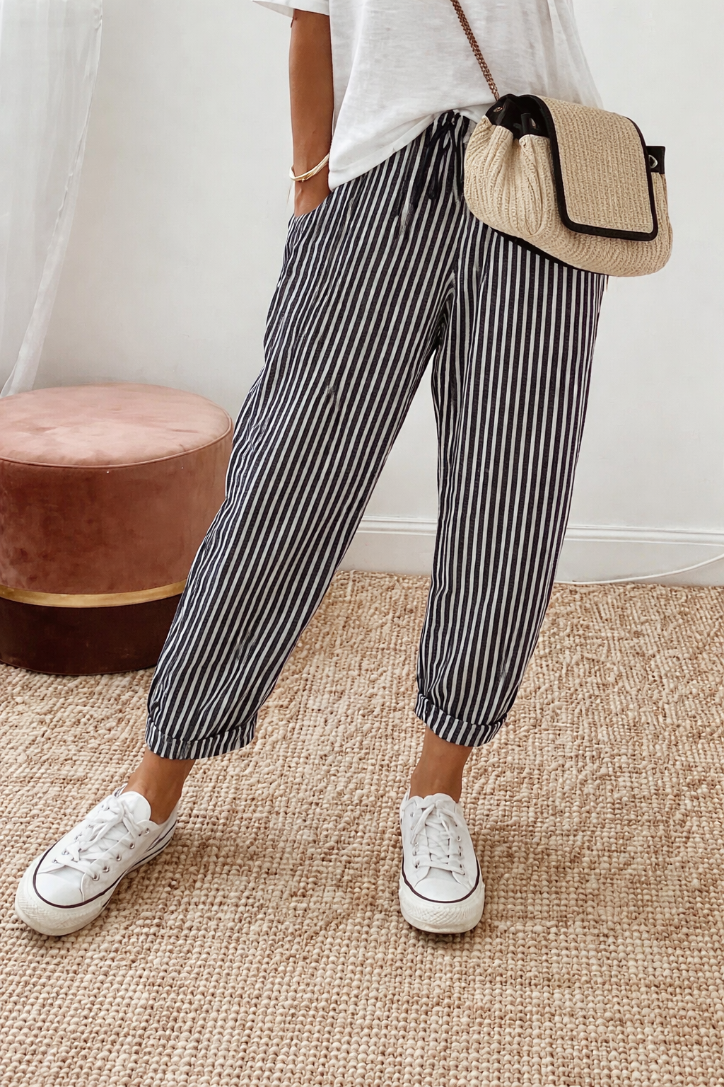 Harper | Pantalones Jogger de Rayas para el Día a Día