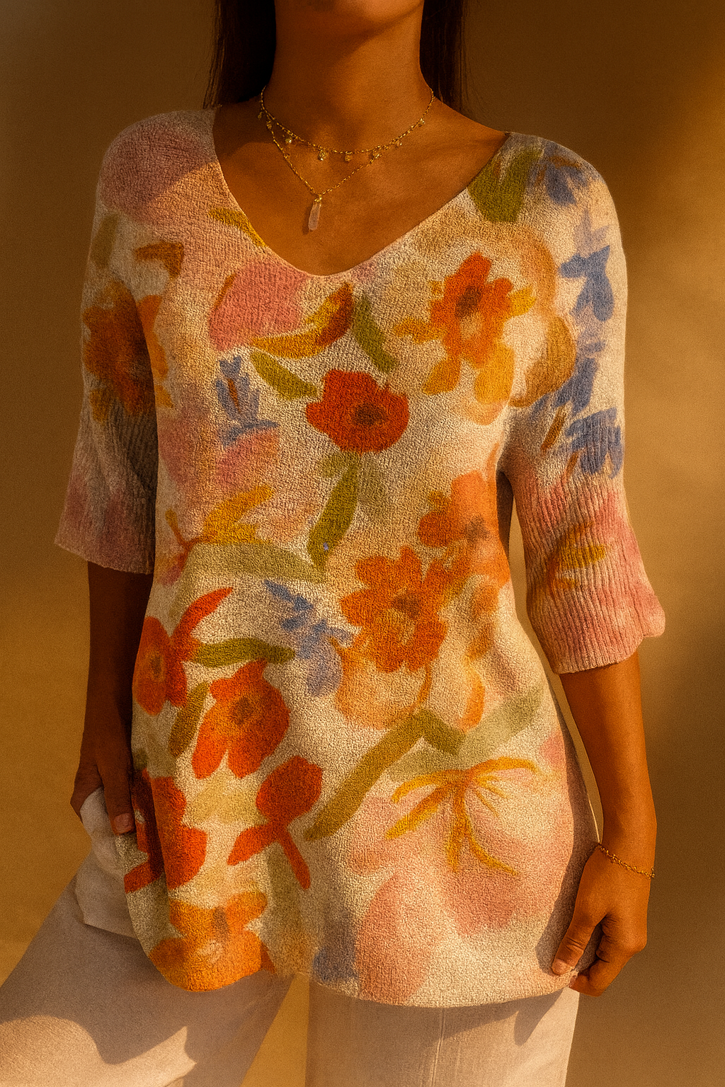 Petra | Top con Estampado de Flores