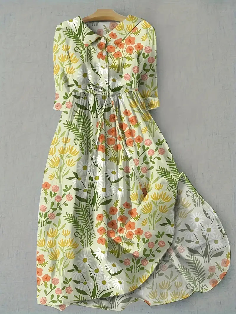 Florine | Vestido de flores fresco de primavera