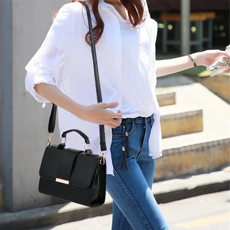 Bolso de Hombro Chic Retro para Mujeres - Cuero PU de Alta Calidad