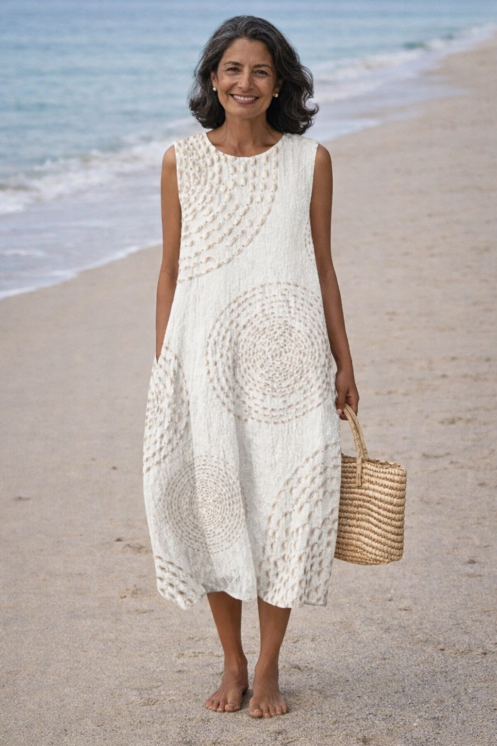 Luna | Vestido Casual Retro