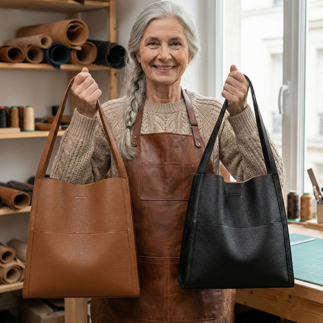 Elena™ | Elegante bolso de hombro de cuero