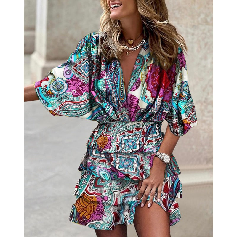 Francesca™ - Vestido Estampado Elegante