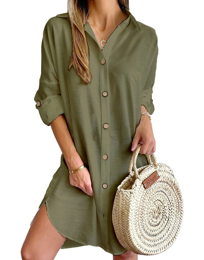 Cassy™ - Vestido Camisero Clásico