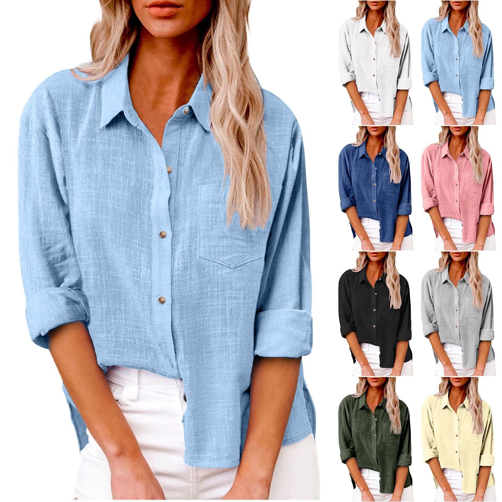 Romane™ — Blusa de algodón elegante con un estilo atemporal