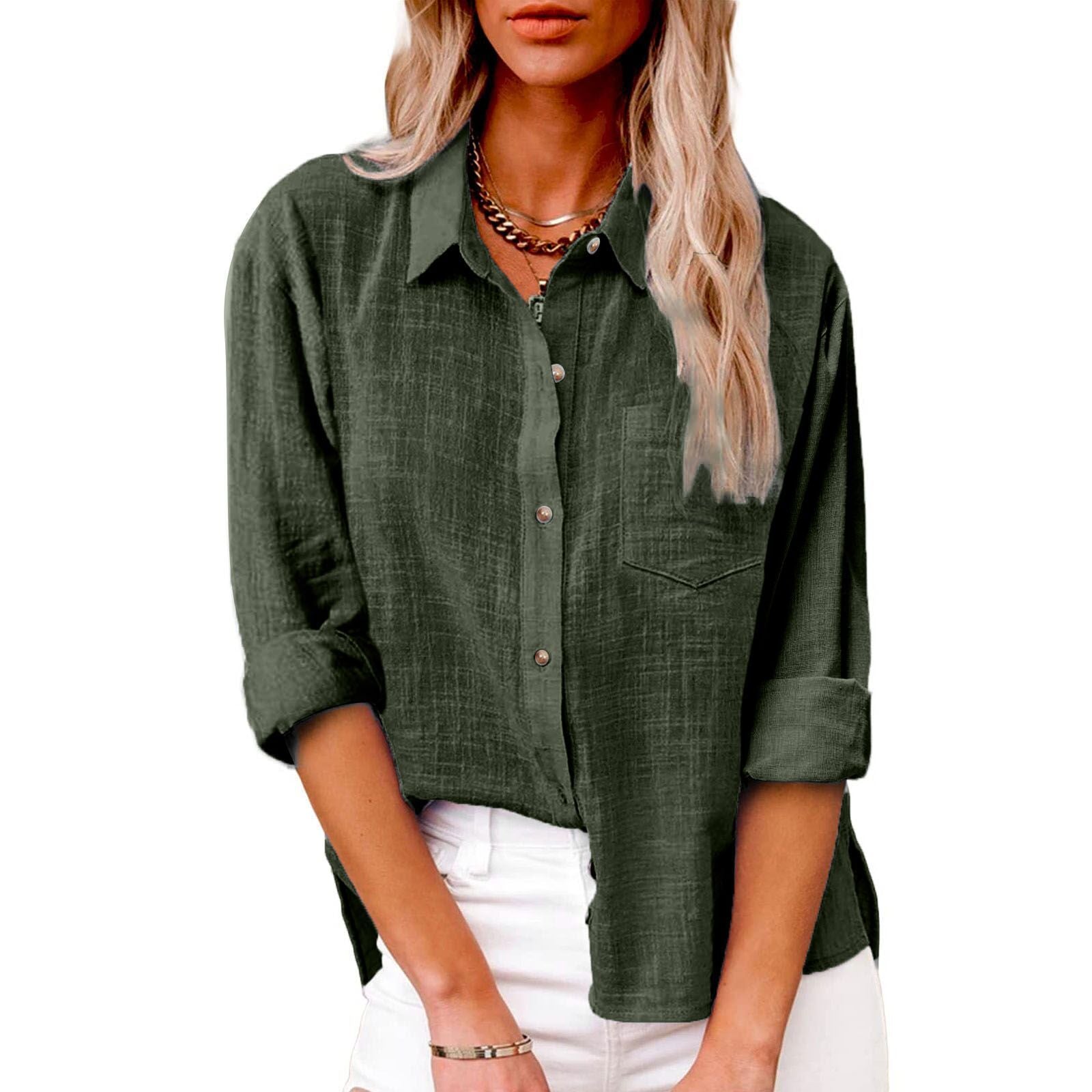 Romane™ — Blusa de algodón elegante con un estilo atemporal