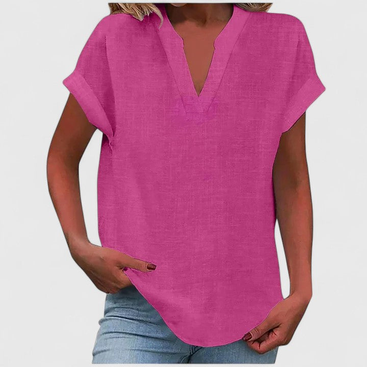 Xavinah | Blusa cómoda con escote en V
