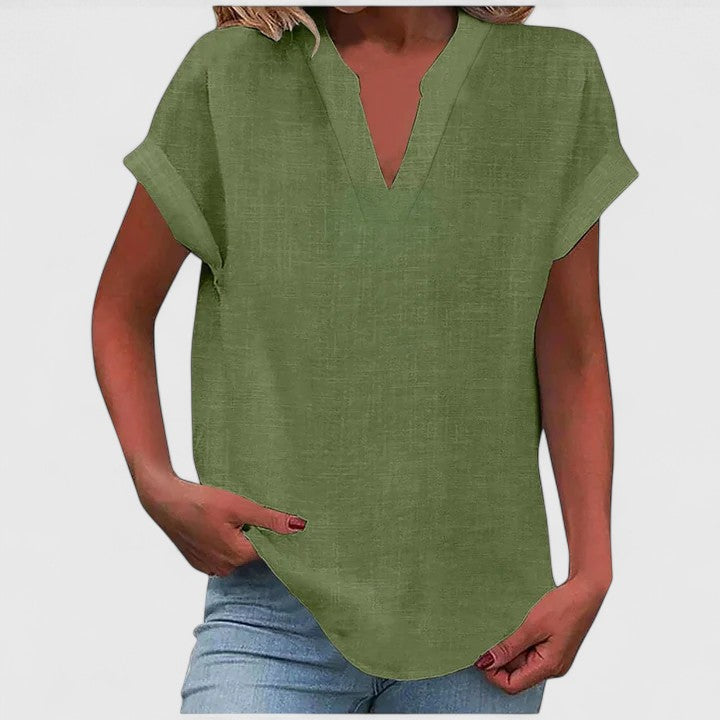 Xavinah | Blusa cómoda con escote en V