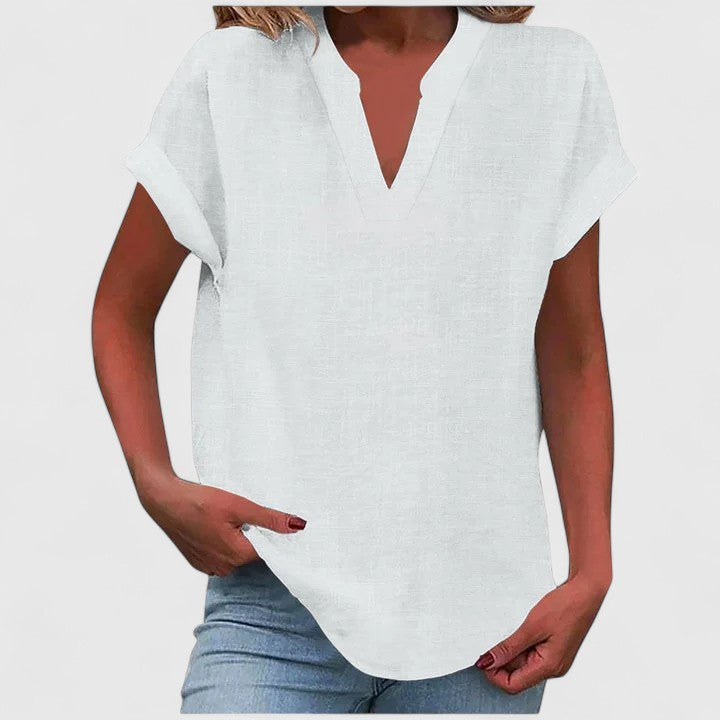 Xavinah | Blusa cómoda con escote en V