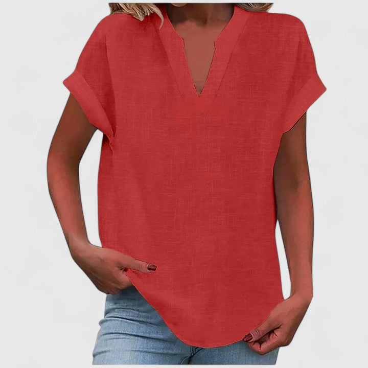 Xavinah | Blusa cómoda con escote en V