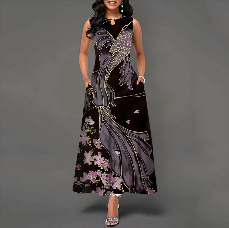 Bianca™ - Vestido Casual Sin Mangas con Falda Acampanada