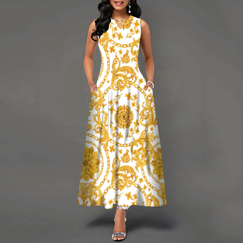 Bianca™ - Vestido Casual Sin Mangas con Falda Acampanada