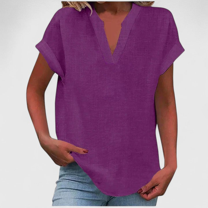 Xavinah | Blusa cómoda con escote en V