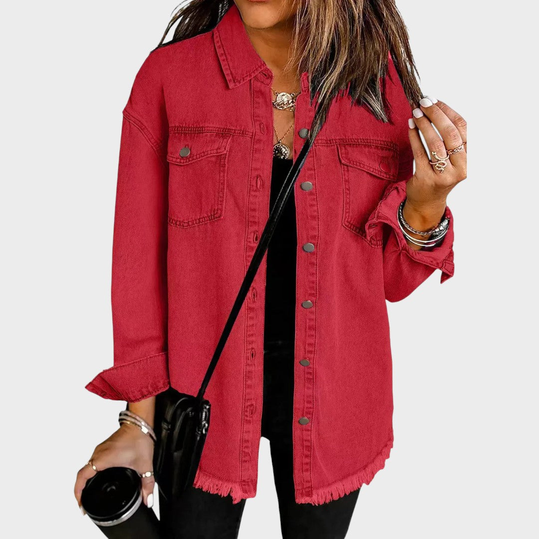 Morgana | Camisa Estilo Chaqueta Vaquera