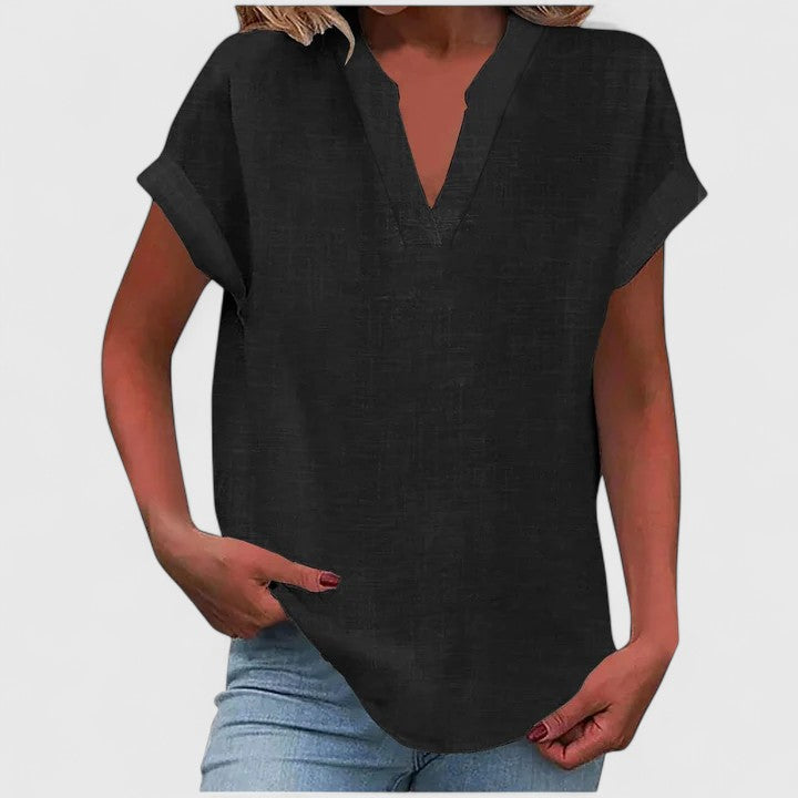 Xavinah | Blusa cómoda con escote en V