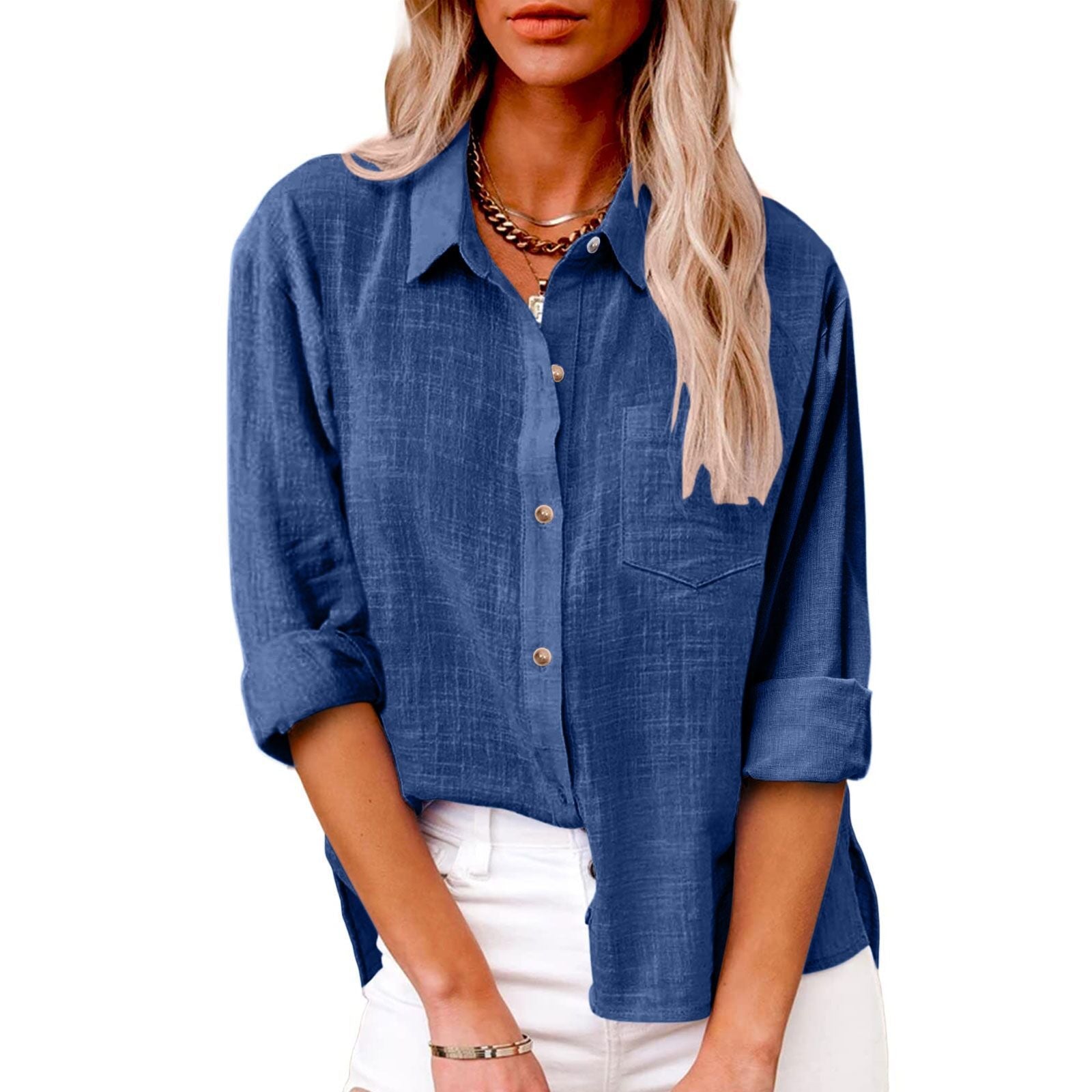 Romane™ — Blusa de algodón elegante con un estilo atemporal