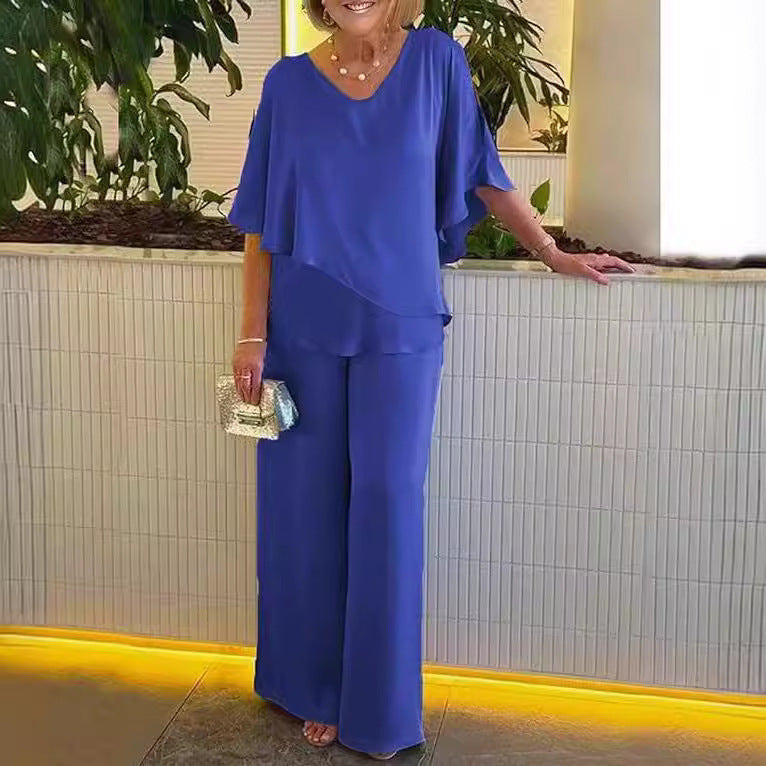 Liva™ | Conjunto de Pierna Ancha Sin Esfuerzo