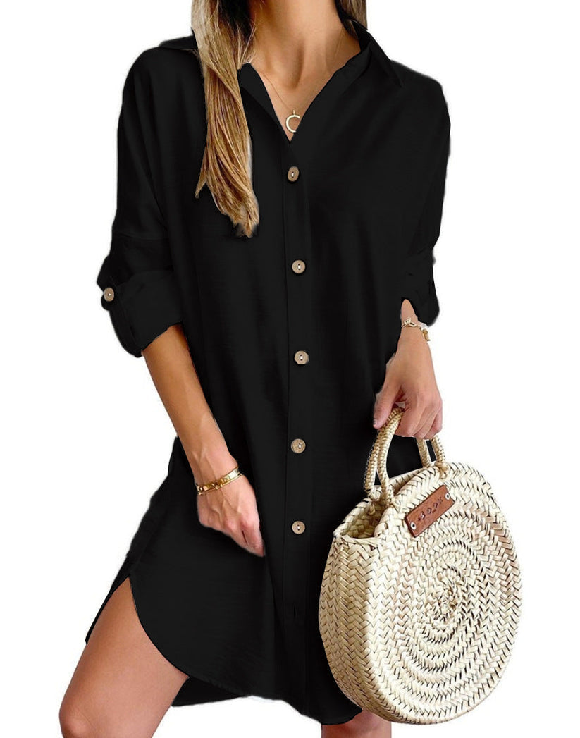 Cassy™ - Vestido Camisero Clásico