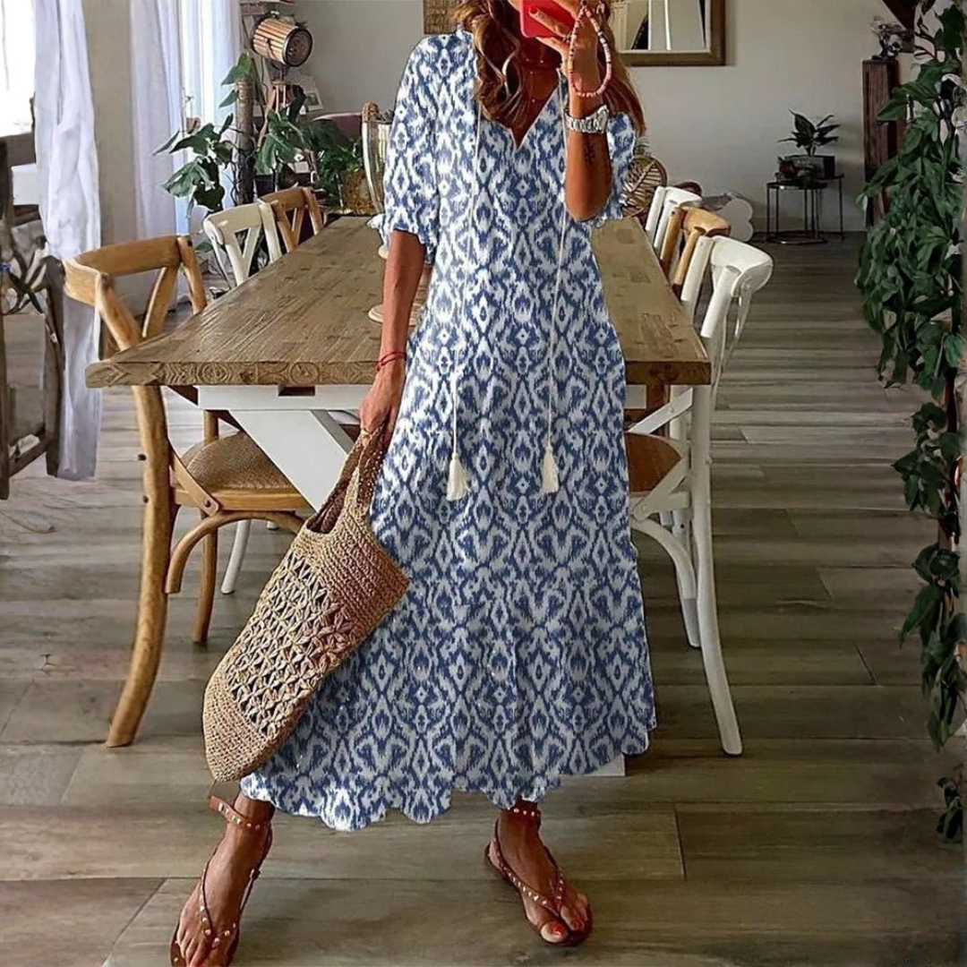Luna | Vestido Midi de Estilo Boho Sin Esfuerzo