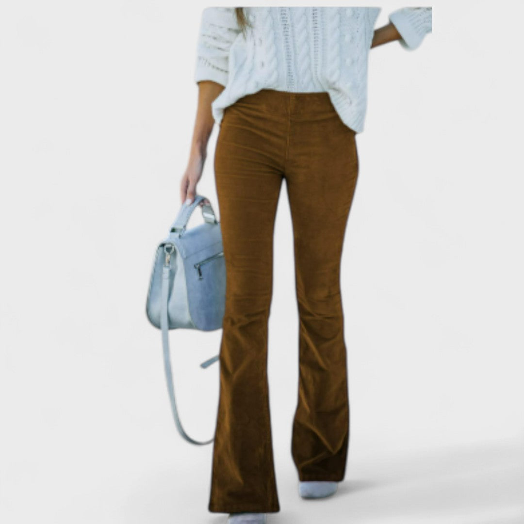 Chalvessa | Pantalones Elegantes Acampanados