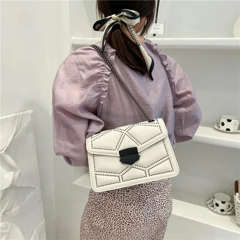 Bolso de Hombro Elegante - Moda en PU Cuero