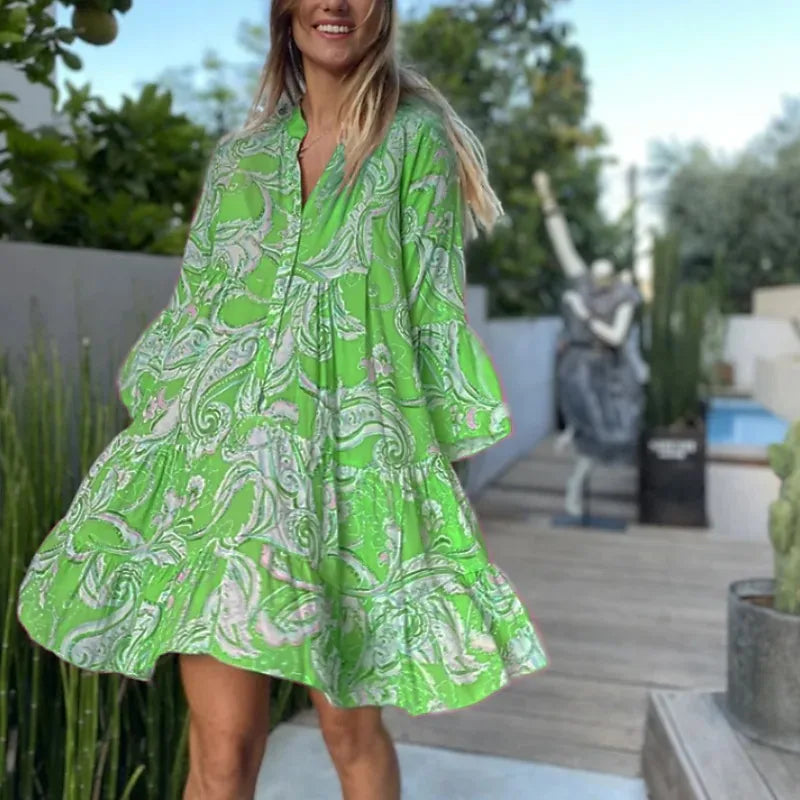 Everlen™ - Vestido Midi Boho Bloom