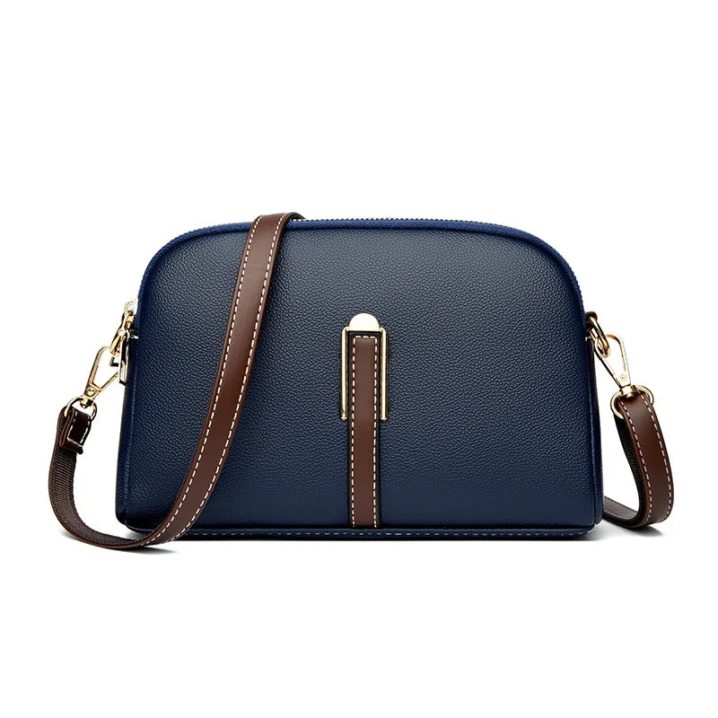 Bolso de Hombro de Cuero de Lujo para Mujeres