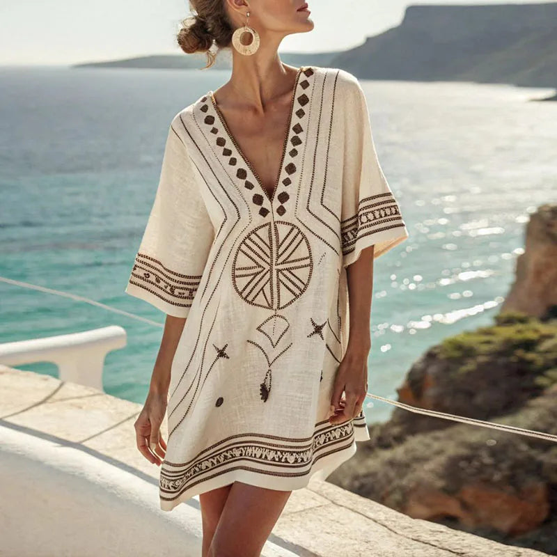 Danique - Elegante Vestido de Playa para un Look de Verano