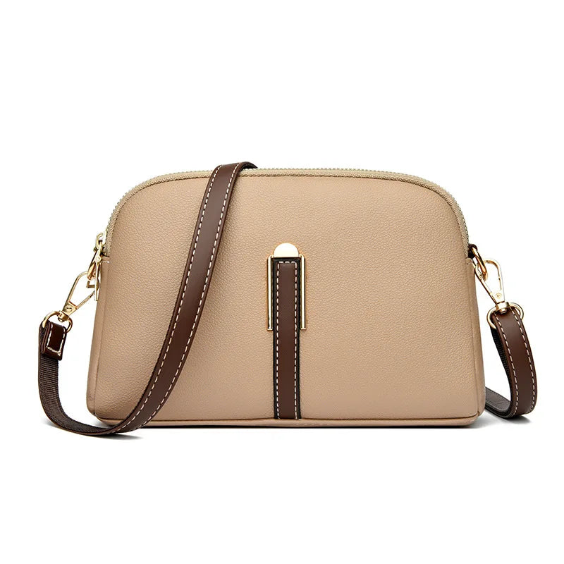 Bolso de Hombro de Cuero de Lujo para Mujeres