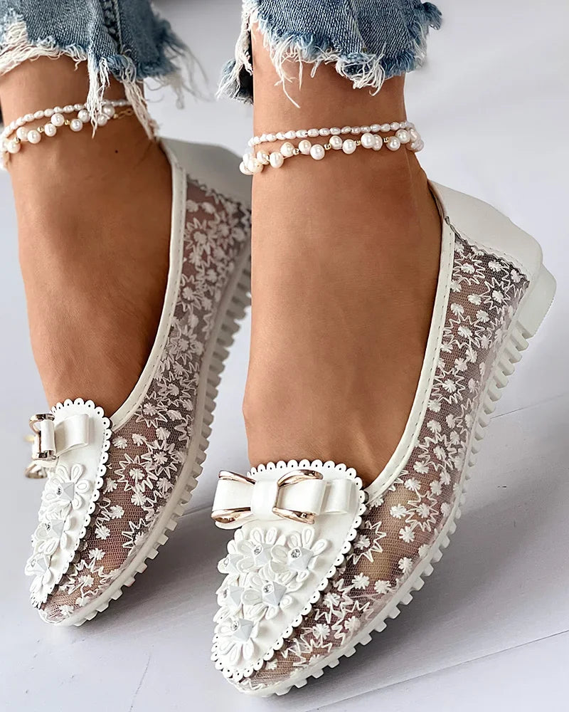 RAFFAELLA | Elegantes Bailarinas Ortopédicas con Soporte para el Alivio del Dolor y Diseño Romántico para Cada Día