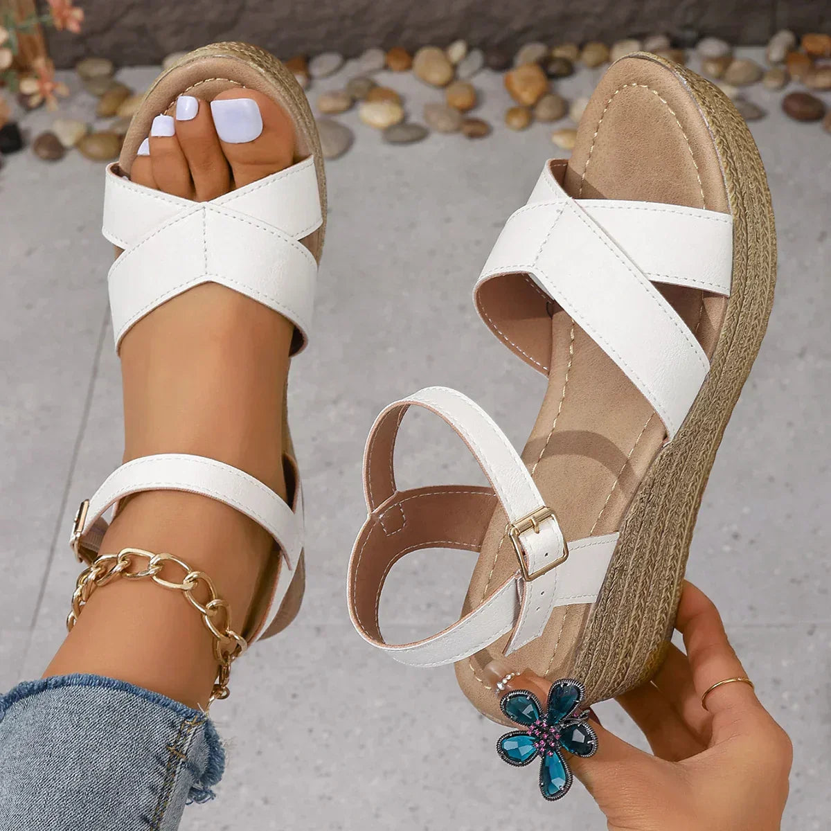Daphnie | Sandalias de cuña