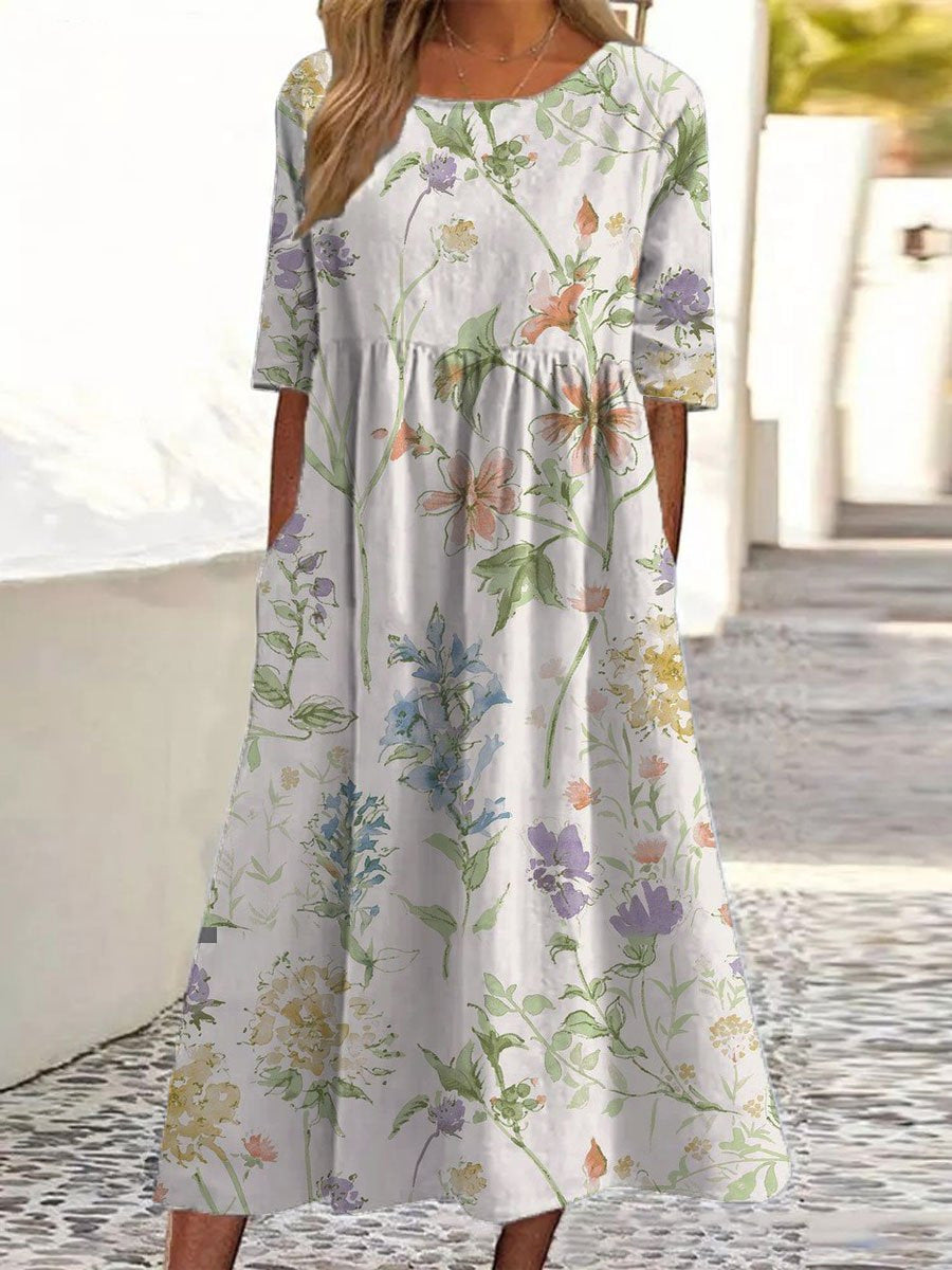 Wendy | Vestido Midi Casual Bordado