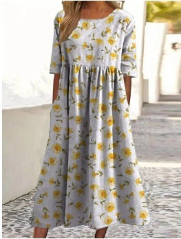 Wendy | Vestido Midi Casual Bordado