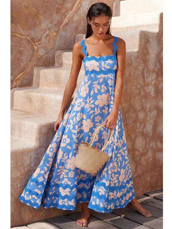 Solana - Elegante Vestido Maxi Floral