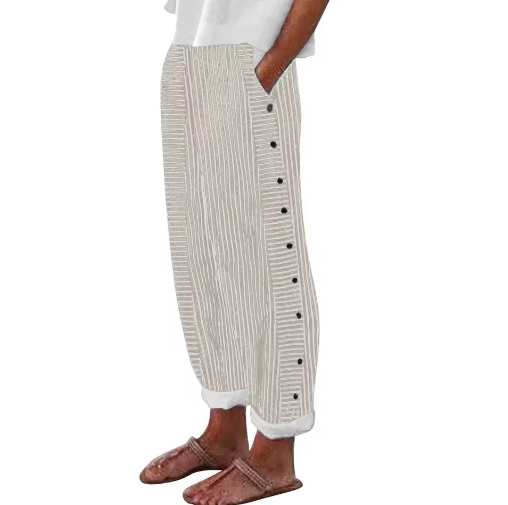 Rhea™ | Pantalones Casual Rayados Cómodos