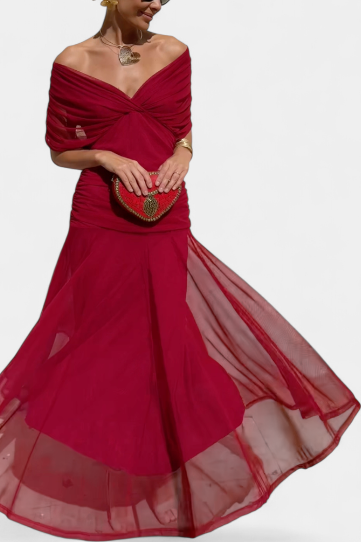 VESTIDO ENVOLVENTE ESTILO CRUZADO