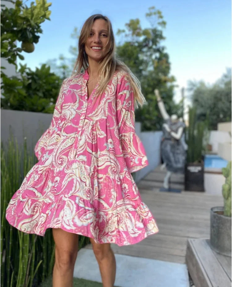 Everlen™ - Vestido Midi Boho Bloom