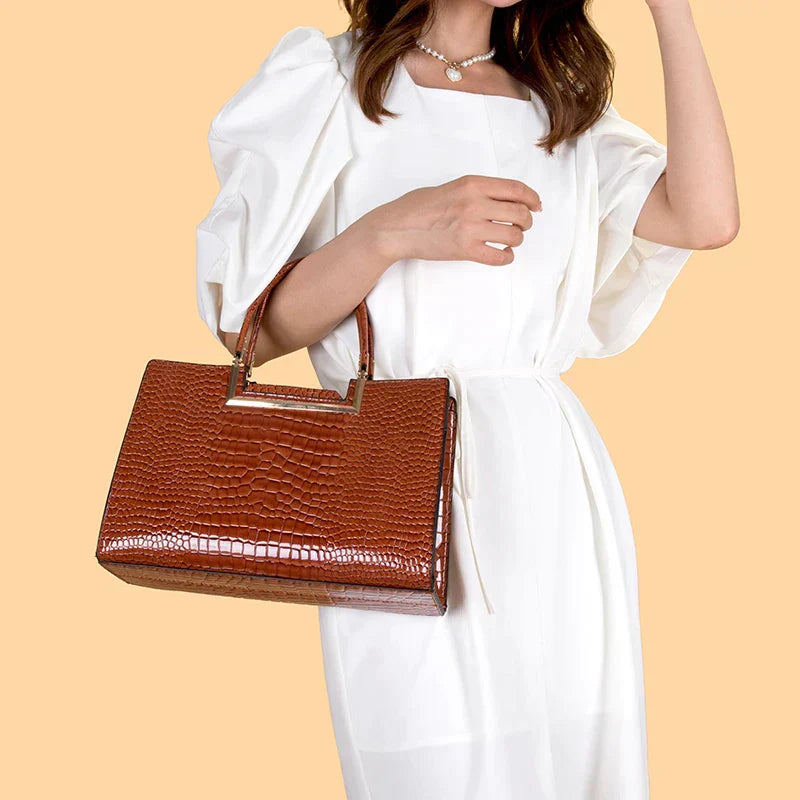 Conjunto de Bolsa y Cartera de Cuero